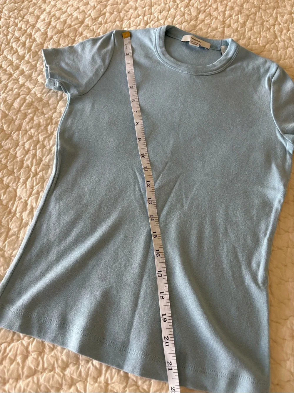Vince blue 90s baby tee